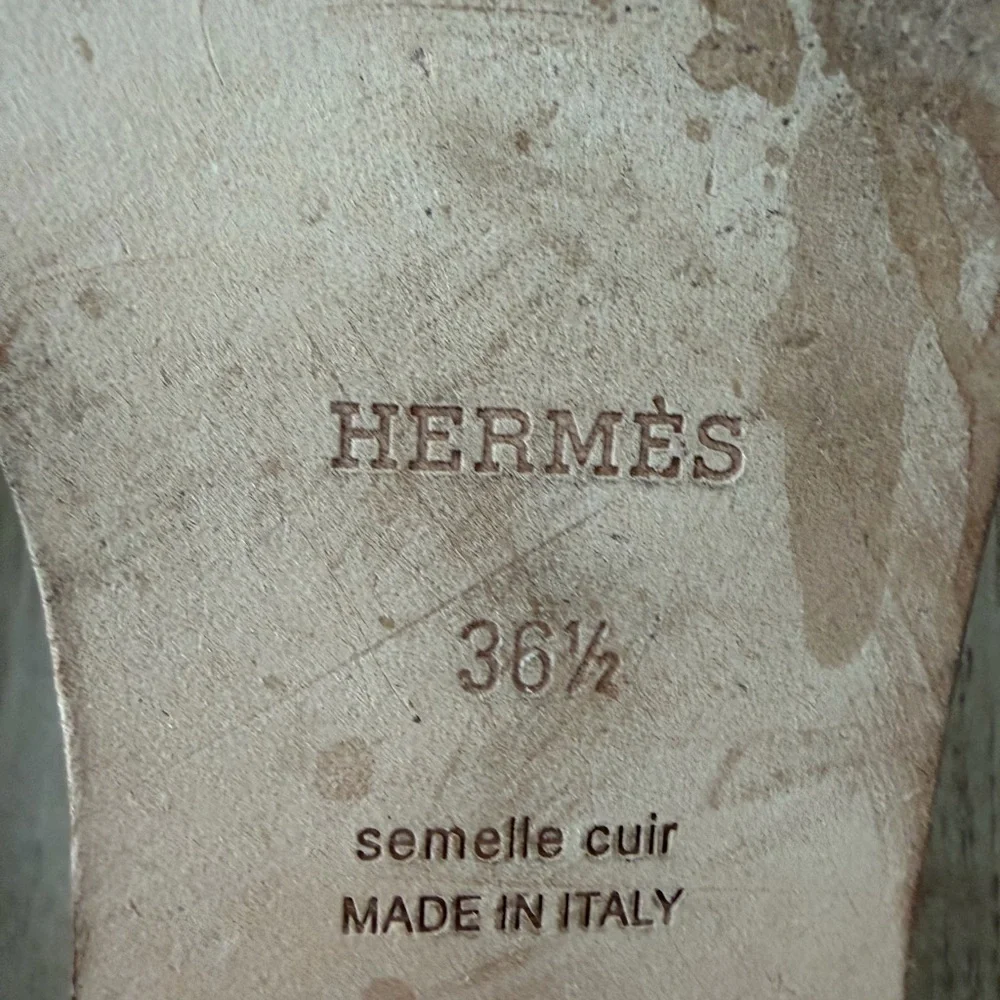 Hermes Oran Sandel - gold 6.5 - Picture 7 of 7